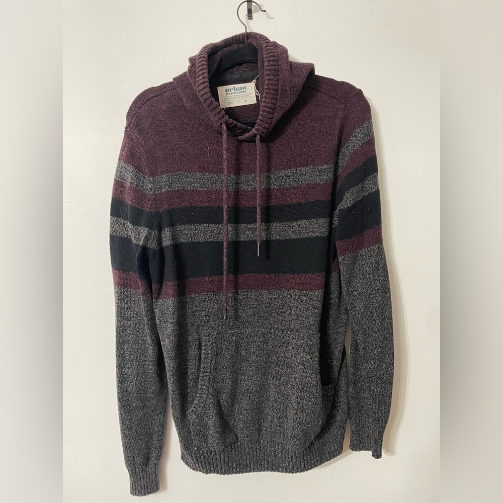 Men’s Urban Pipeline Drug Rug Hooded Pocket Sweatshirt Hoodie